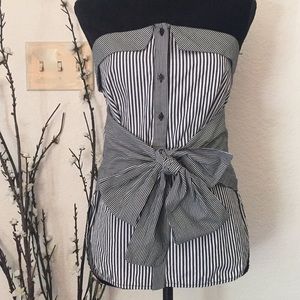 NWT Topshop Strapless Bandeau Top